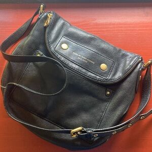 Marc by Marc Jacobs Black leather crossbody bag